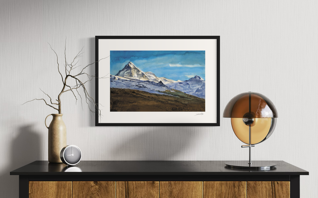 La Dent Blanche en automne