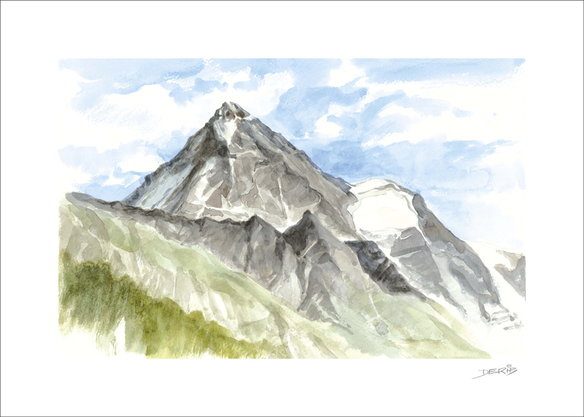 La Dent Blanche depuis la Forclaz