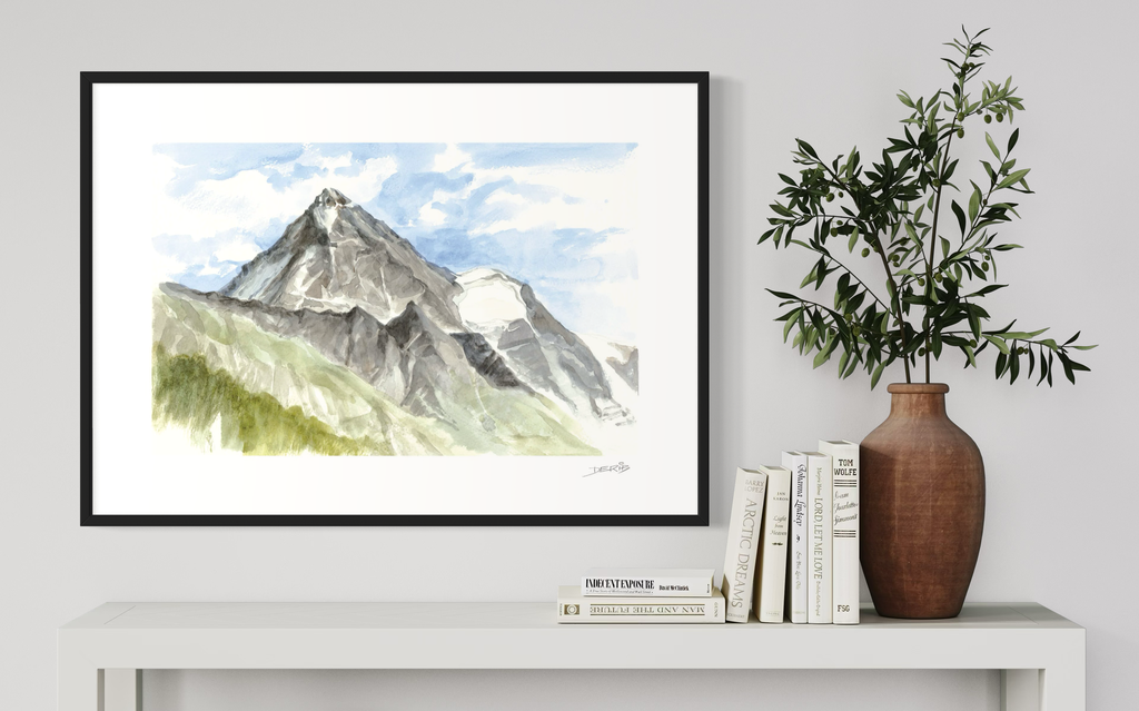 La Dent Blanche depuis la Forclaz